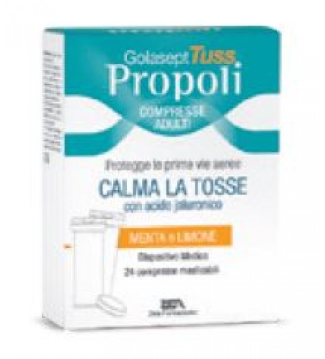 GOLASEPT TUSS PROPOLI DM 24CPR