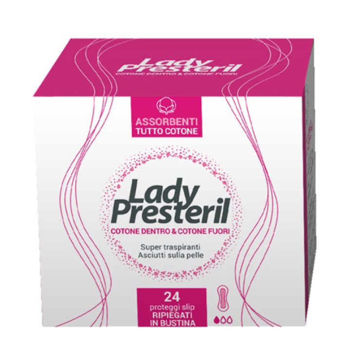 LADY PRESTERIL COTTON POWER PROTEGGI SLIP POCKET ANATOMICI R RIPIEGATI PROMO 24 PEZZI