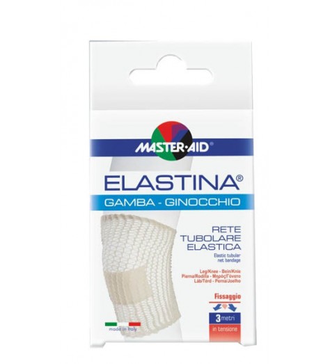 RETE TUBOLARE ELASTICA IPOALLERGENICA MASTER-AID ELASTINA GAMBA/GINOCCHIO 3 MT IN TENSIONE CALIBRO 5 CM