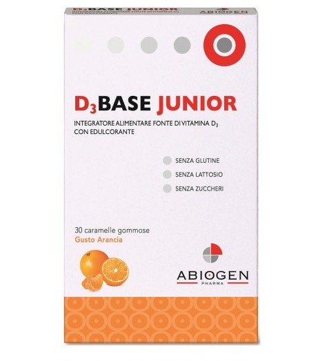 D3BASE JUNIOR 30 CARAMELLE GOMMOSE ARANCIA