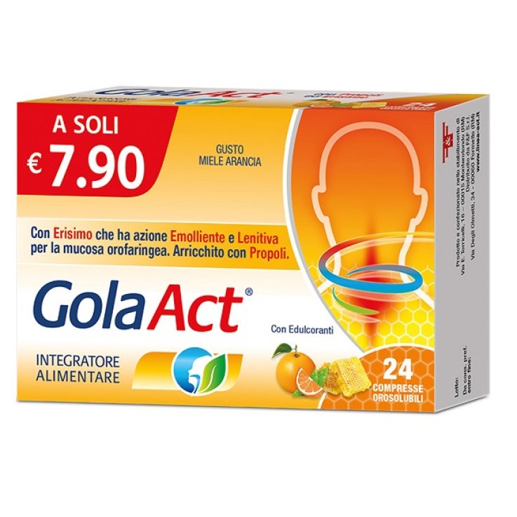 GOLA ACT MIELE ARANCIA 24CPR F