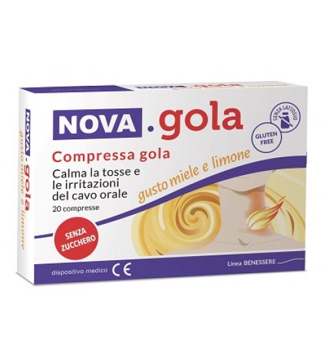 NOVA GOLA LIMONE/MIELE 20 COMPRESSE