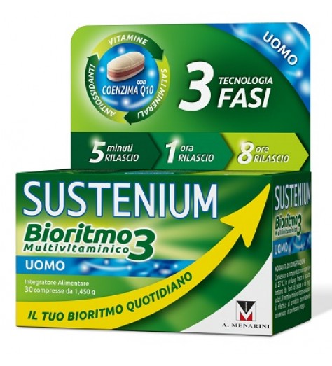 SUSTENIUM BIORITMO3 UOMO ADULTO 30 COMPRESSE