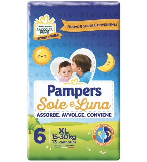 PAMPERS SOLE E LUNA XL 13PZ