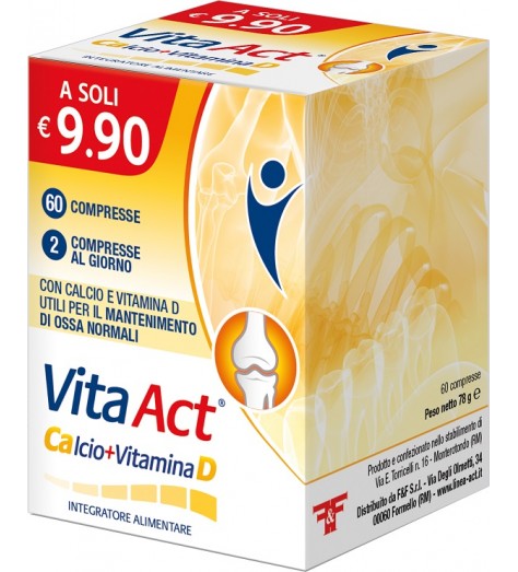 VITA ACT CALCIO+VIT D 60CPR