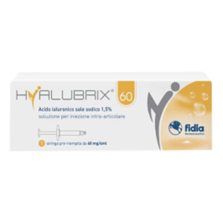 SIRINGA INTRA-ARTICOLARE HYALUBRIX 60 ACIDO IALURONICO 1,5%60 MG 4 ML