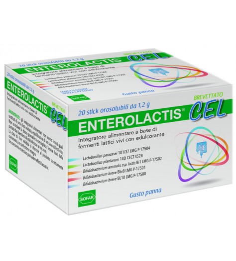 ENTEROLACTIS CEL 20 STICK OROSOLUBILI