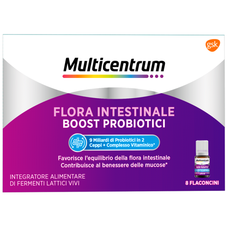 MULTICENTRUM DUOBIOTICO 8 FLACONCINI