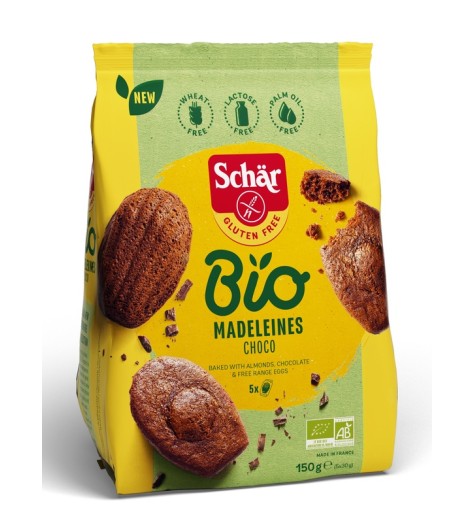 SCHAR BIO MADELEINES CHOCO150G