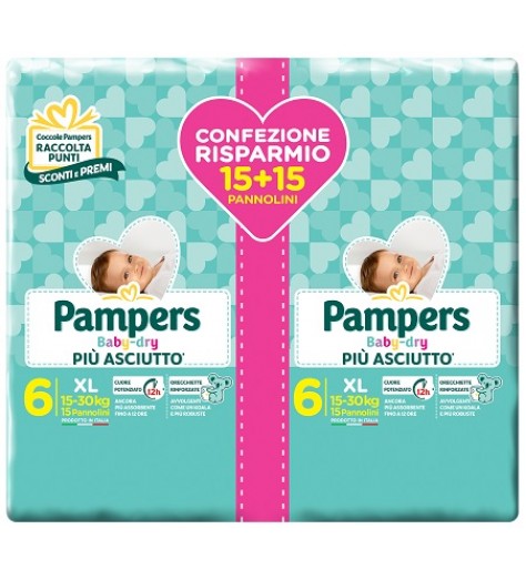 PAMPERS BABY DRYDUO DWCT XLX30