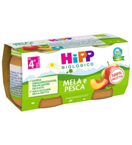 HIPP BIO OMOG MELA/PESCA 2X80G