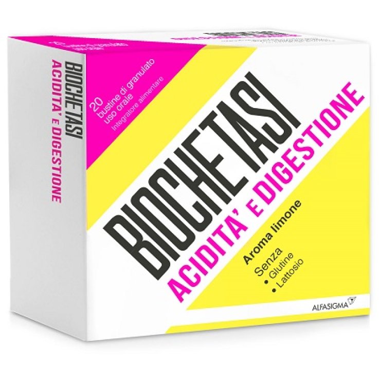 BIOCHETASI DIGESTIONE E ACIDITA' 20 BUSTE GRANULATO AROMA LIMONE