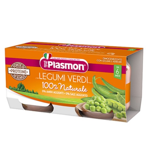 PLASMON OMOG LEGUMI VERDI2X80G