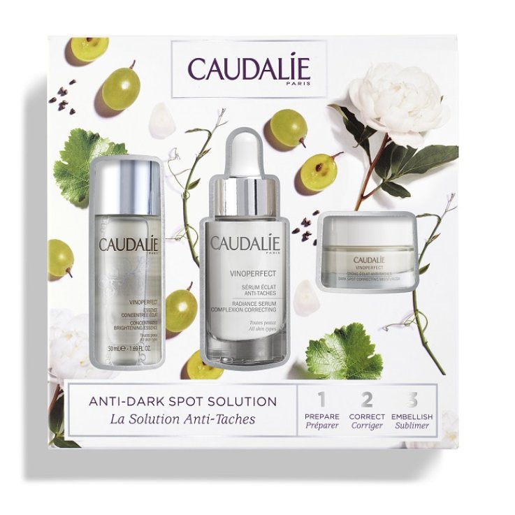 CAUDALIE COFANETTO VINOPERFECT 1/2/3 ESSENZA 50 ML + SIERO 30 ML + CREMA 15 ML