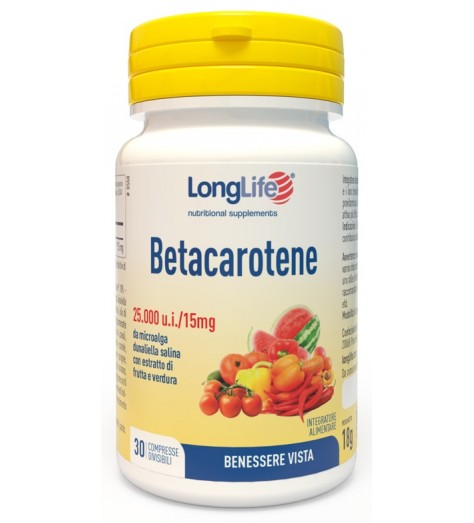 LONGLIFE BETACAROTENE 30CPR