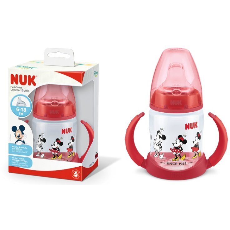 NUK BIBERON MICKEY BEVI 150 ML SILICONE 1 PEZZO