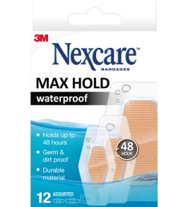 NEXCARE CER MAXHOLD WATERPROOF 12PZ