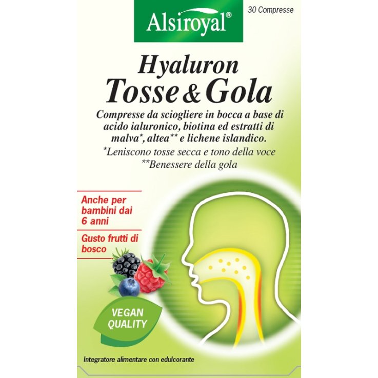 HYALURON TOSSE&GOLA 30CPR