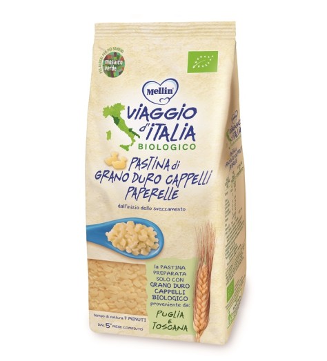 MELLIN VIAGGIO ITALIA PASTA PAPERELLE CAPPELLI 320 G