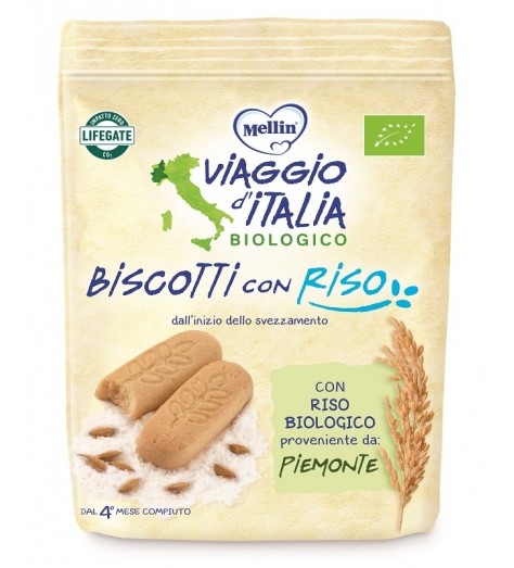 VIAGGIO ITALIA BISC RISO 150G