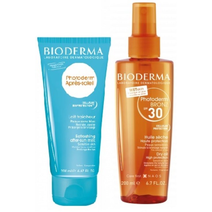 PHOTODERM BRONZ HUILE SECHE 30 200 ML + DOPOSOLE 200 ML