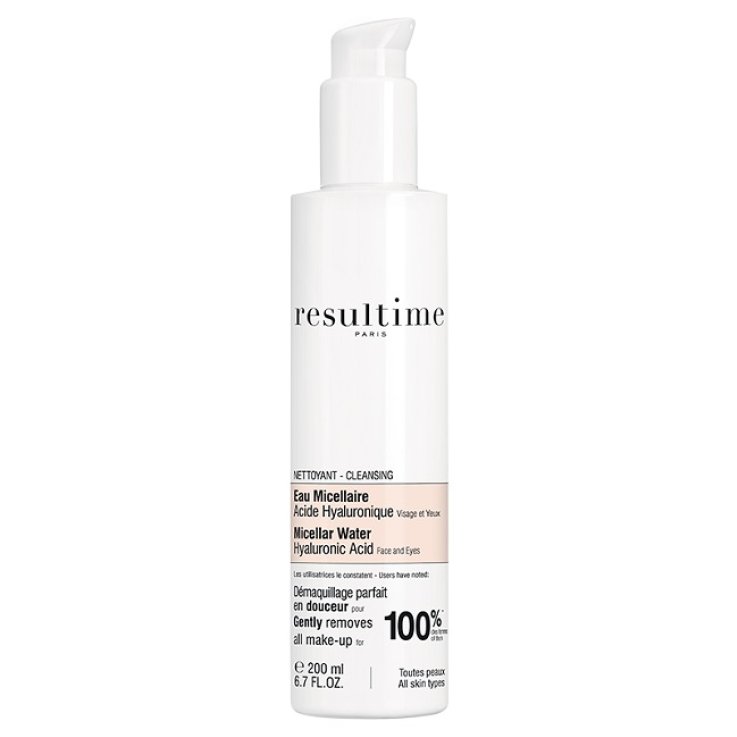 RESULTIME EAU MICELLAIRE ACIDE HYALURONIQUE VISAGE ET YEUX