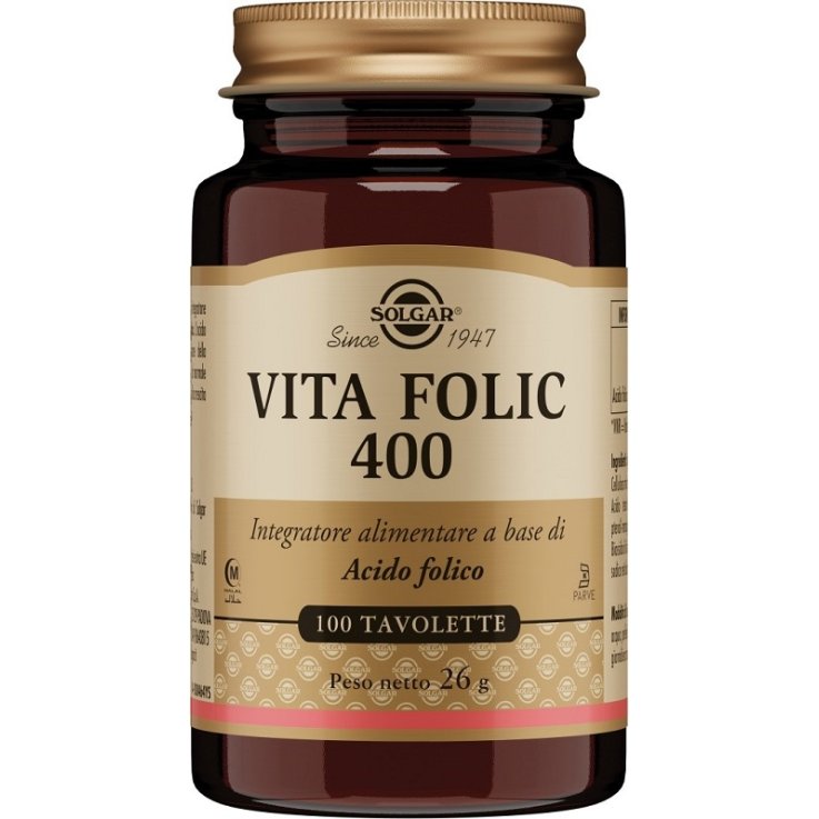 VITA FOLIC 400MG 100TAV SOLGAR