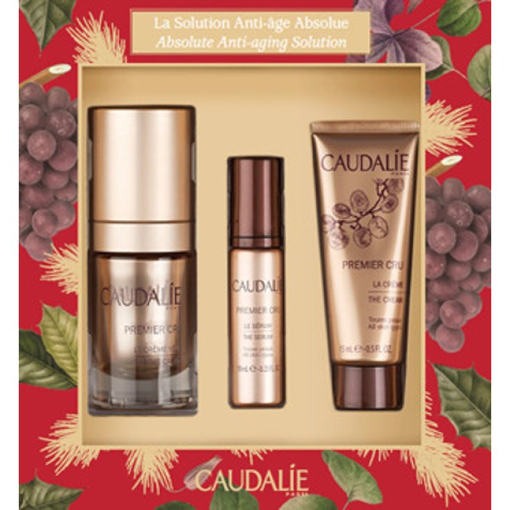 CAUDALIE COFANETTO NATALE PREMIER CRU SIERO 15 ML  + CREMA 10 ML  + CREMA 15 ML