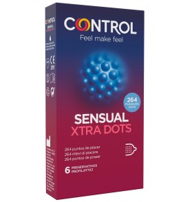 CONTROL SENSUAL XTRA DOTS 6PZ