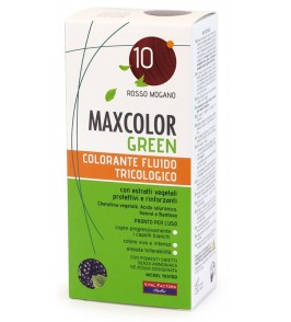 MAXCOLOR GREEN 10 ROSSO MOGANO 75 ML + BALSAMO 15 ML