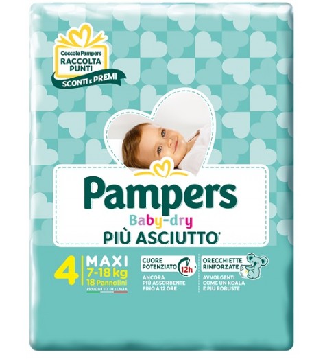 PAMPERS BD DOWNCOUNT MAXI 18PZ