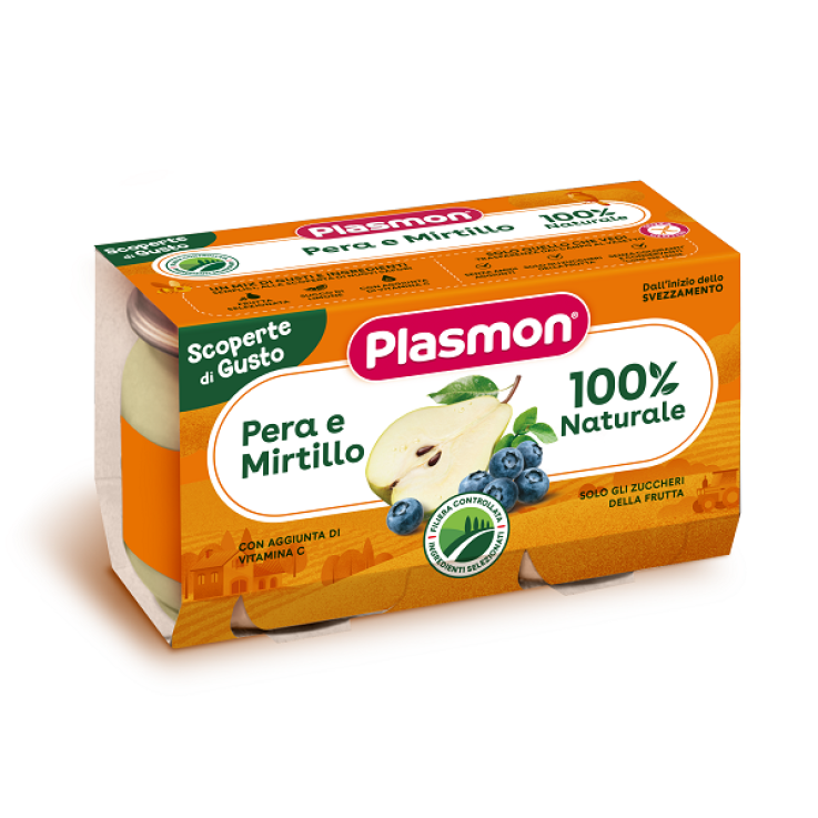 PLASMON OMOG PERA MIRTILLO 2X104