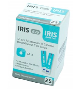 IRIS EVO STRISCE GLICEMIA 25PZ