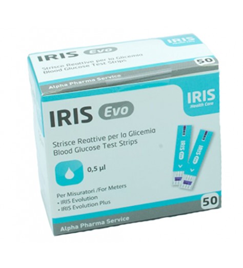 IRIS EVO STRISCE GLICEMIA 50PZ