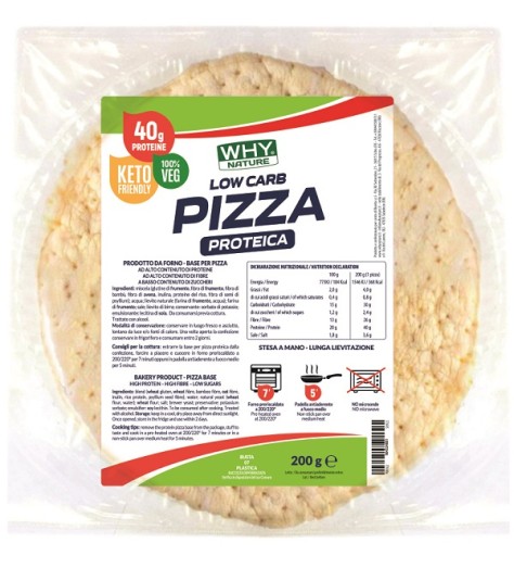 WHYNATURE PIZZA PROTEICA 200G WHYNATURE PIZZA PROTEICA 200G