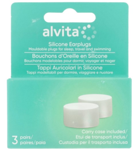 ALVITA TAPPI AURICOLARI IN SILICONE MODELLABILE 3 PAIA RIUTILIZZABILI ALVITA TAPPI AURICOLARI IN SILICONE MODELLABILE 3 PAIA RIUTILIZZABILI