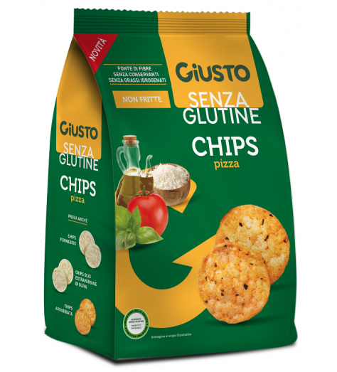 GIUSTO S/G CHIPS PIZZA 40G