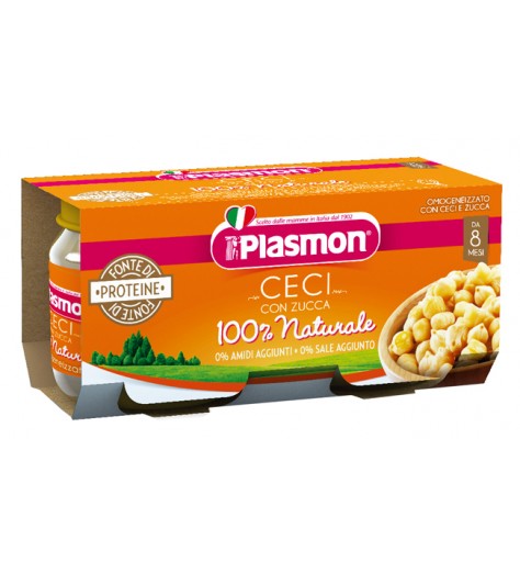 PLASMON OMOGENEIZZATO CECI/ZUCCA 2 X 80 G