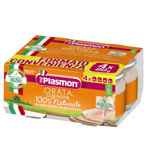 PLASMON OMOG ORATA C/PAT 4X80G