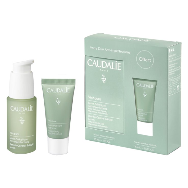 CAUDALIE VINOPURE COFANETTO SIERO 30 ML + FLUIDO VISO 15 ML