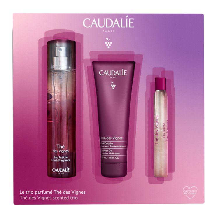 COFANETTO THE DES VIGNES 50 ML XMAS 2022 PROFUMO 50 ML + ROLL-ON 10 ML + GEL DOCCIA 50 ML
