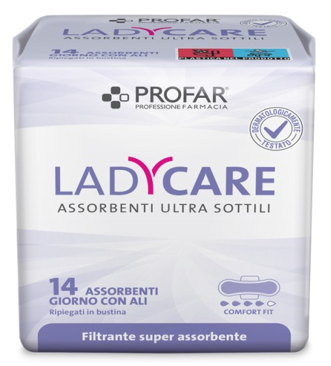 LADYCARE ASSORBENTI GIORNO ALI 14 PEZZI PROFAR