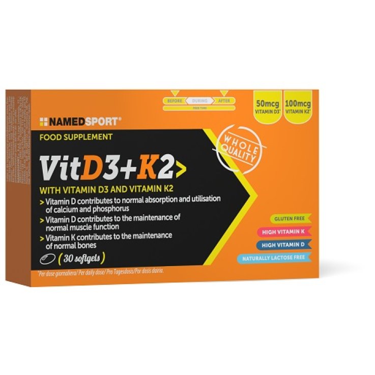 VITD3+K2 30SOFTGELS NAMED