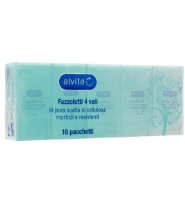 ALVITA FAZZOLETTI CARTA 6X10PZ