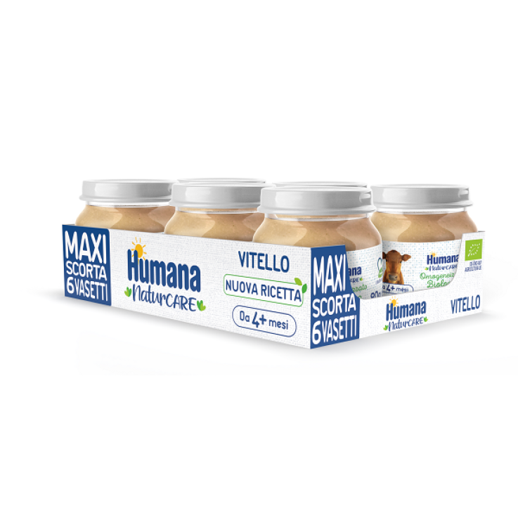 HUMANA OMOGENEIZZATO VITELLO BIO 6 VASETTI DA 80 G