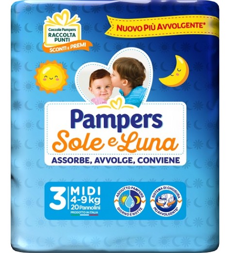 PAMPERS SL MIDI 20PZ