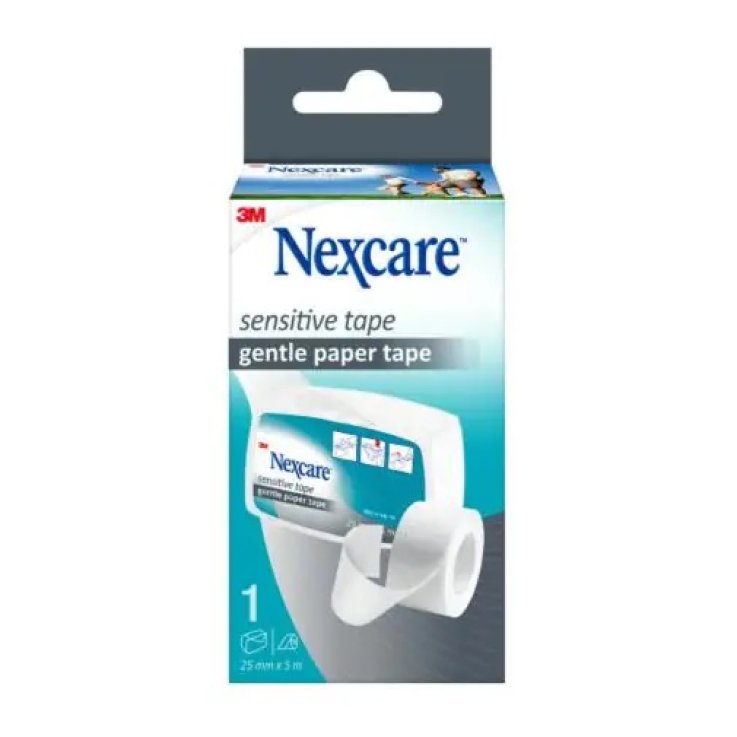 CEROTTO SU ROCCHETTO NEXCARE SENSITIVE TAPE 2,5X500CM CON DISPENSER