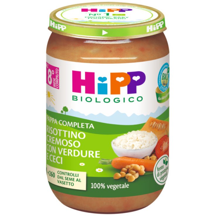 HIPP RISO CREMOSO VERDURE 220G