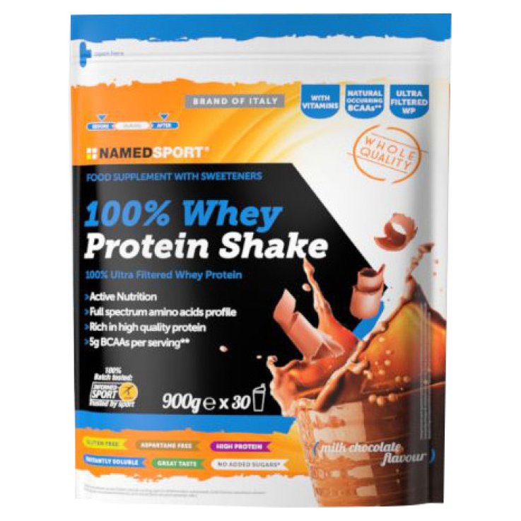 100% WHEY PROT SHAKE MILK CHOC 900G