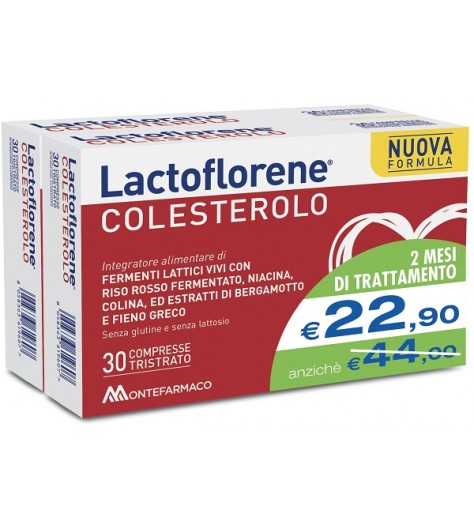 LACTOFLORENE COLESTEROLO 30+30CPR